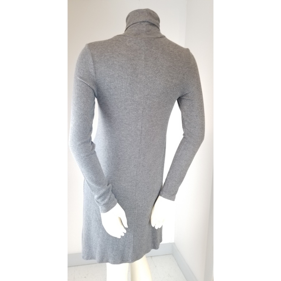 Gap Gray Turtleneck Sweater Dress, XS - Picture 2 of 6
